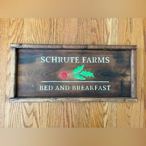 “Schrute Farms” - THE OFFICE - Wall Decor